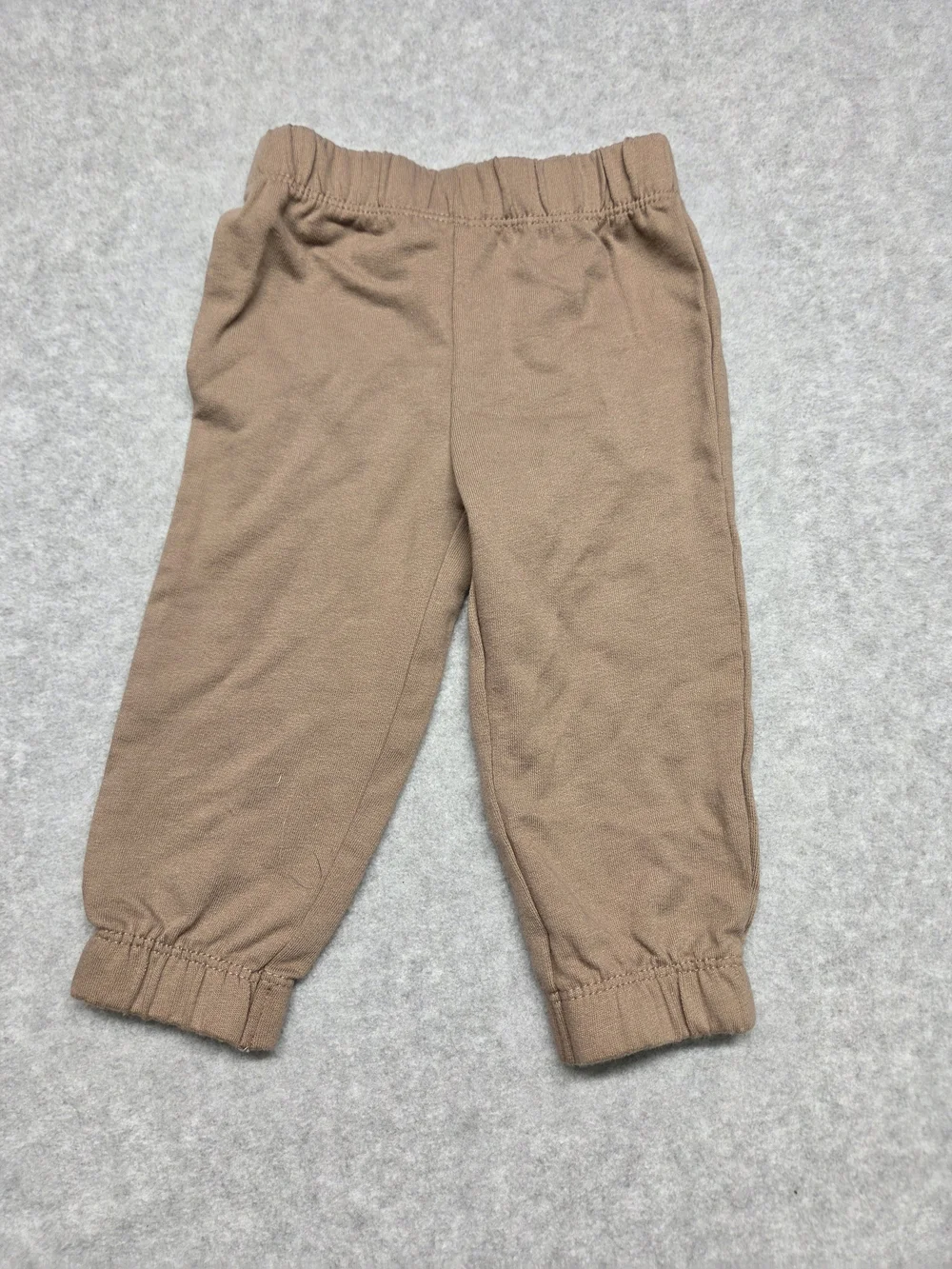 0220 Carter's Toddler Brown Elastic Cuff Joggers